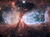 Superbe portrait d’une nébuleuse agitée jeune étoile massive