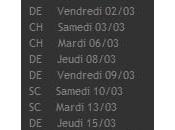 Calendrier réunions galop (2012)