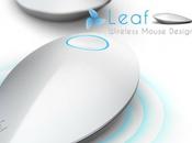 Leaf concept souris sans-fil rechargement cinétique