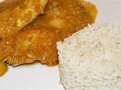 fricassé poulet curry