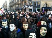 froid arrêté manifestants contre ACTA février