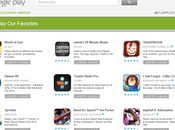 Play Favorite sélection d’Apps prix réduit, $0.49, pour fêter Google Store