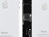 belle coque arrière pour votre iPhone avec logo diamant argent