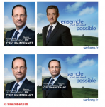 Communication Politique nouvelle affiche pour François Hollande