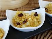 Boulgour raisins secs, noix cajou curry