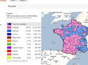 Retrouvez résultats élections présidentielles Google Maps