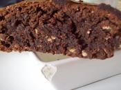Brownie fondant croquant: chocolat, flocons d'avoine purée d'amande