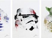 Star Wars paint splatter