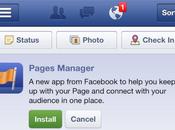 Facebook sortir application iPhone pour gérer pages fans