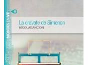 cravate Simenon, juin librairie