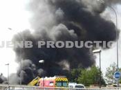 vidéo Incendie camions Bobigny