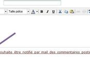 nouveauté concernant commentaires