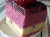 L'estival bavarois crème brulée vanille cerise griotte mousse fraises