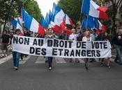 manifestation identitaires contre droit vote étrangers, Paris.
