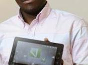 l'inventeur VMK, Verone Mankou Sénégal pour presenter tablette