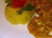Poulet curry avec raisins secs