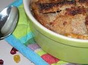 English Bread Butter Pudding with dried Apricots, Cranberries Sultana's raisins