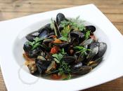 Moules bouchot salsa tomate gingembre