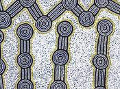 Peinture aborigène d'Australie Walter Brown JANGALA, Yuendumu/Warlukurlangu