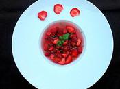Soupe fruits jardin rose provence basilic