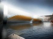 concept pont hydroéléctrique pour Amsterdam