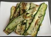 Courgettes plancha