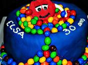 Gâteau M&amp;M's pâte sucre