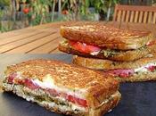 Grilled Cheese Pesto Sauge Tomates