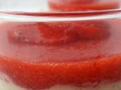 Délice fondant fraises-sésame
