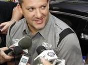 Tony Stewart signé drapeau Express Your Thanks