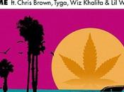 Game Wayne, Chris Brown, Tyga Khalifa Celebration