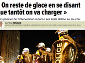 Manifestations Journal Montréal compatit avec police