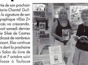 septembre 2012 L’auteure Marie-Chantal Guilmin obtient autre article dans quotidien Montagne Noire, France