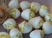 Oeufs caille farcis cream cheese Cream filled quail eggs