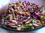 Salade composée colorée noix pécan