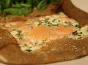 Galette bretonne saumon crème-ciboulette