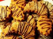 Cookies forme croissants amandes cacao (sans oeufs)