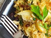 Salade quinoa pommes vinaigrette curry