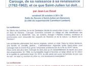 Conférence Salèvienne Tout vous avez toujours voulu savoir Carouge