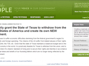 Etats-(des)Unis Texas entame fronde pétitionnaire pour sortir fédération