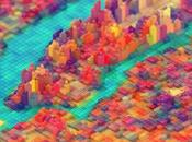 aérienne New-York reproduite LEGO