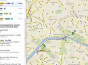 transports commun parisiens débarquent Google Maps