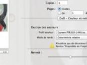 Logiciel gestion couleurs accentuation l’impression avec Optics