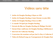 Vidéos l'enseignement Douglas Harding