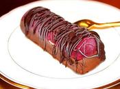 Mini-bûches glacées chocolat-fruits rouges