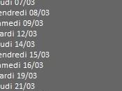 Calendrier réunions galop (2013)