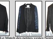 Mode petite veste Noire