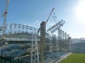 Vélodrome Marseille levage charpente démarré