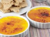 Crème brûlée safranée petits sablés épices