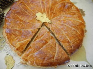 Galette des rois bio à la noisette